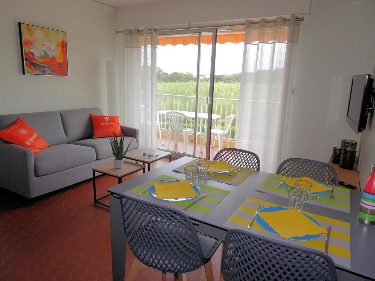 T3 150 M De La Plage, Climatisation, Piscine Et Parking Privatif - Le Lavandou Exteriör bild
